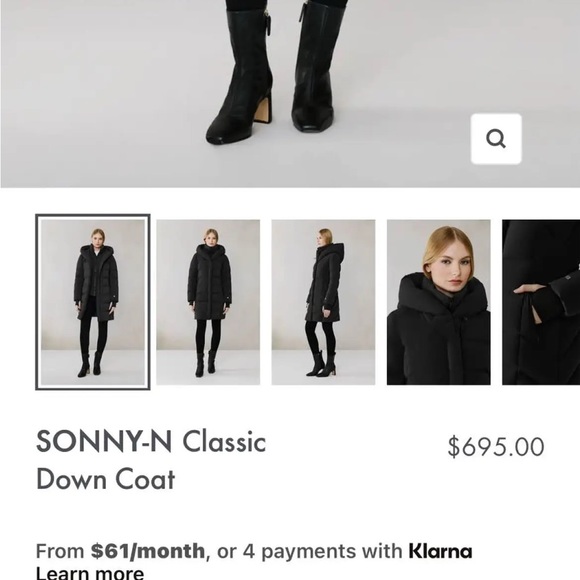 Soia & Kyo Classic Down Coat - Picture 5 of 5